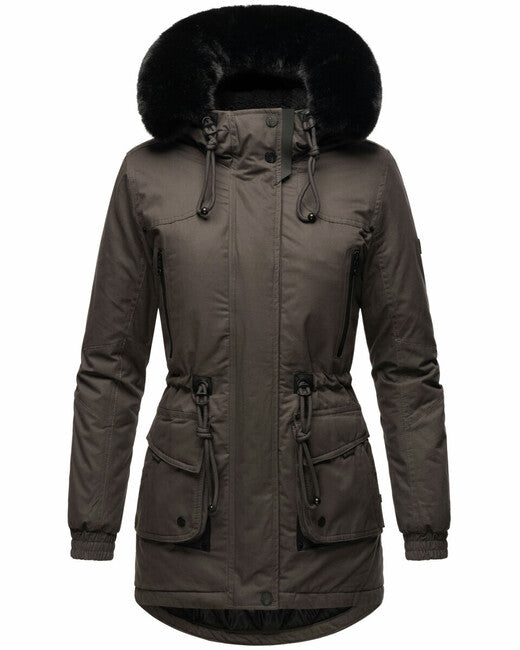 Navahoo Olessaa damen Winterjacke, anthrazit