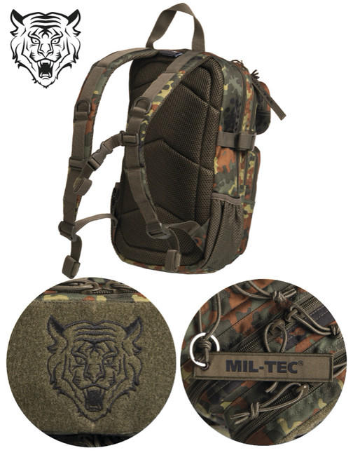 Mil-Tec US Assault flecktarn 14L kinderrucksack