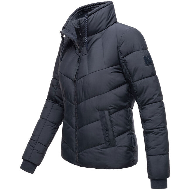 Navahoo Liebesfee damen Winterjacke, marineblau
