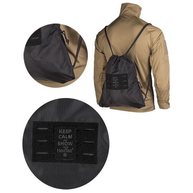 Mil-Tec Hextac® Sportbeutel, schwarz