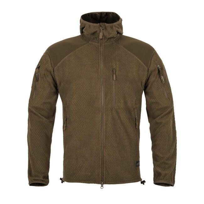 Helikon-Tex Alpha hoodie - Grid Fleece - Shadow Grey