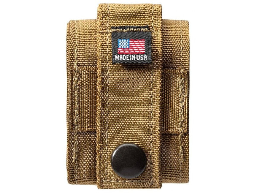 Zippo Black Crackle Lighter with Brown Tactical Pouch Set