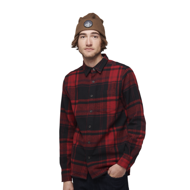 Black Diamond Project Flanellhemd herren rot-schwarz kariert