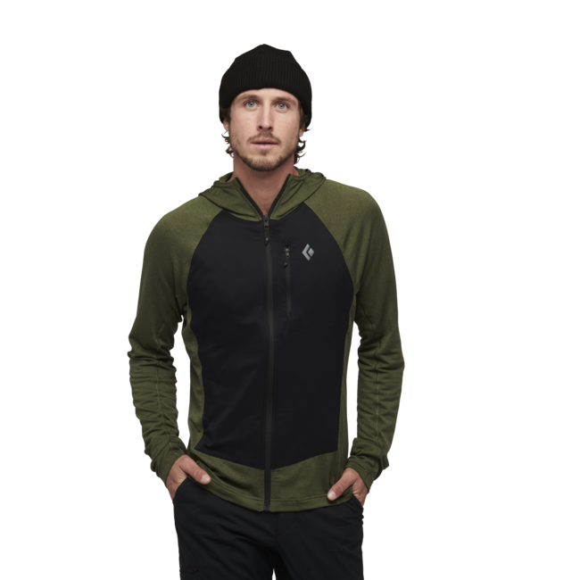 Black Diamond Coefficient Lt Hybrid sweatshirt, tundra-schwarz