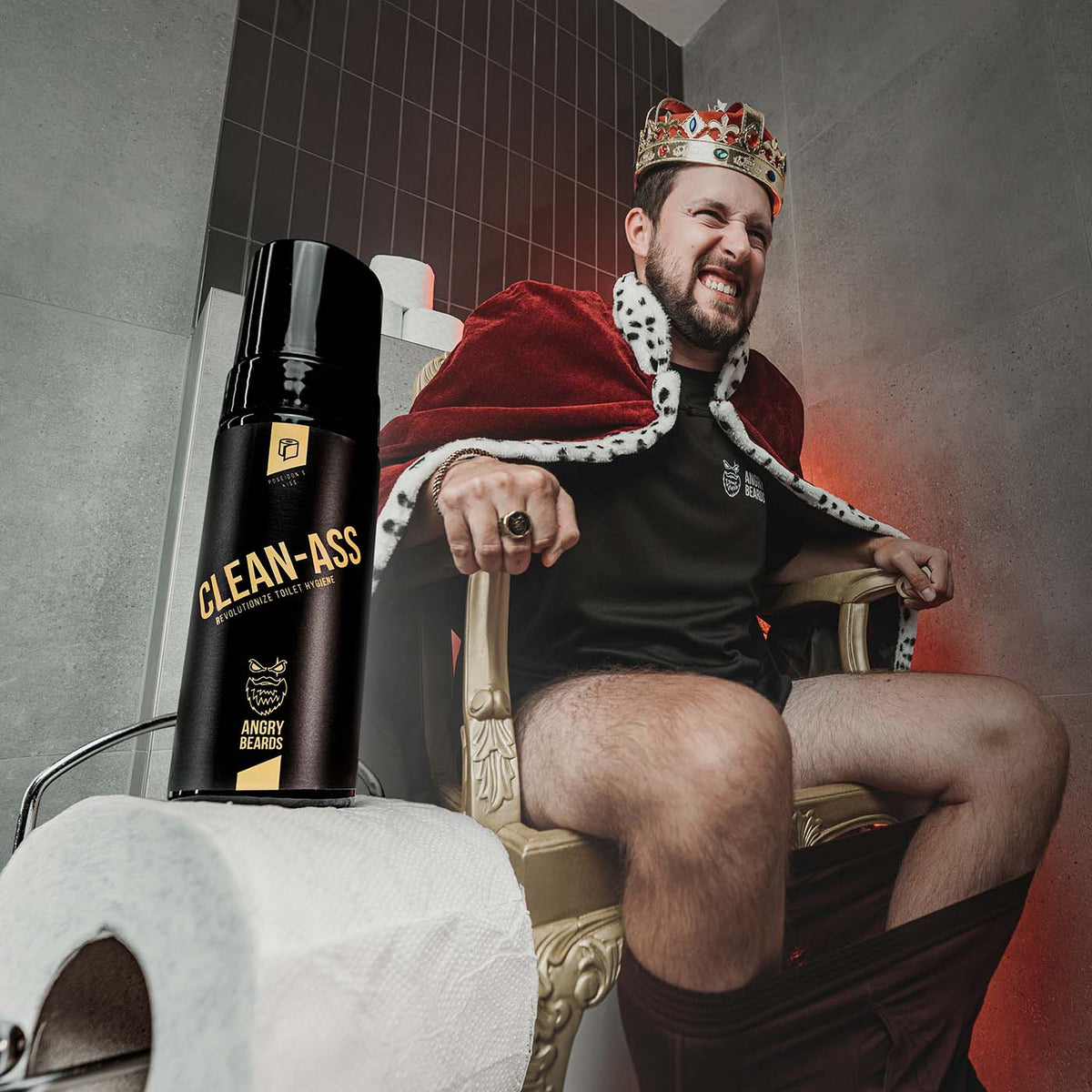 Angry Beards Poseidon's Kiss zvlhčovač toaletného papiera 150 ml