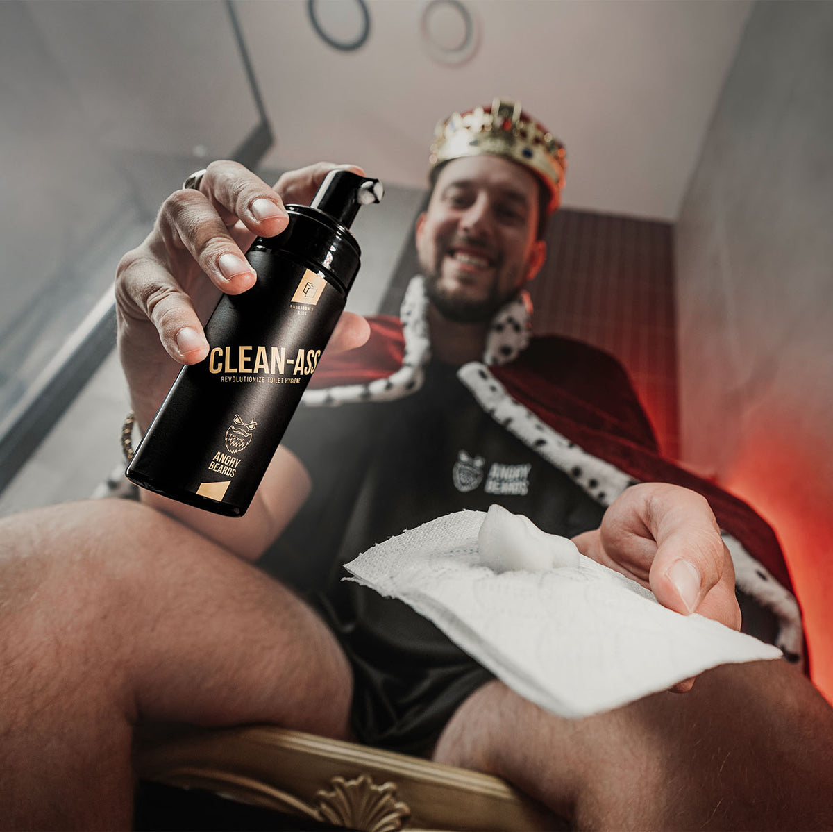 Angry Beards Poseidon's Kiss zvlhčovač toaletného papiera 150 ml