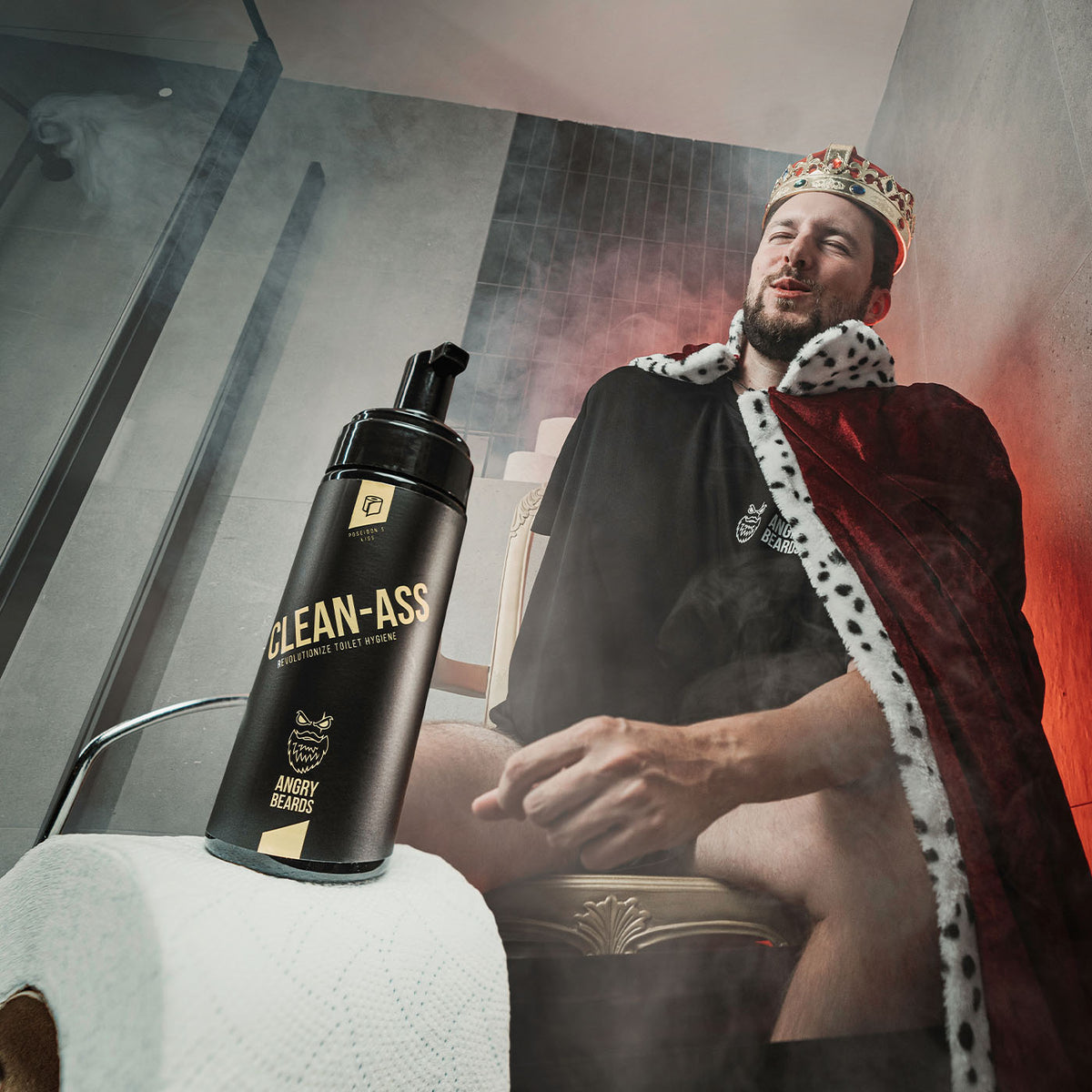 Angry Beards Poseidon's Kiss zvlhčovač toaletného papiera 150 ml