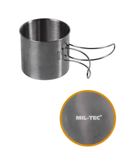 Mil-Tec Trinkbecher aus Edelstahl 600 ml