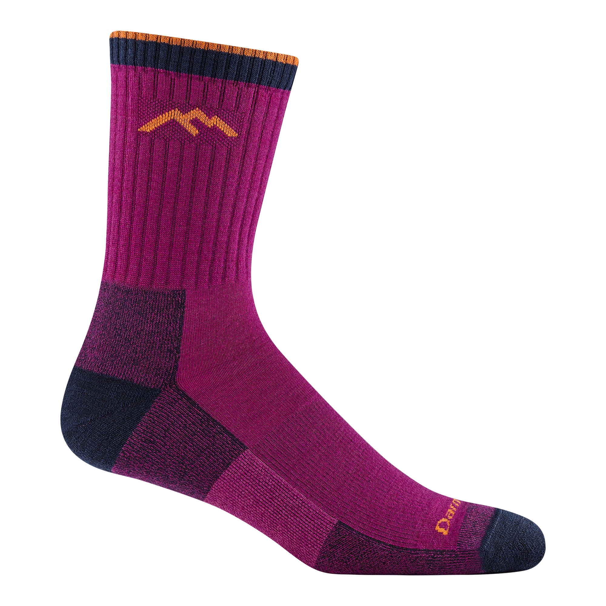 Darn Tough Hiker Micro Crew Wandersocken mit Dämpfung, Clover