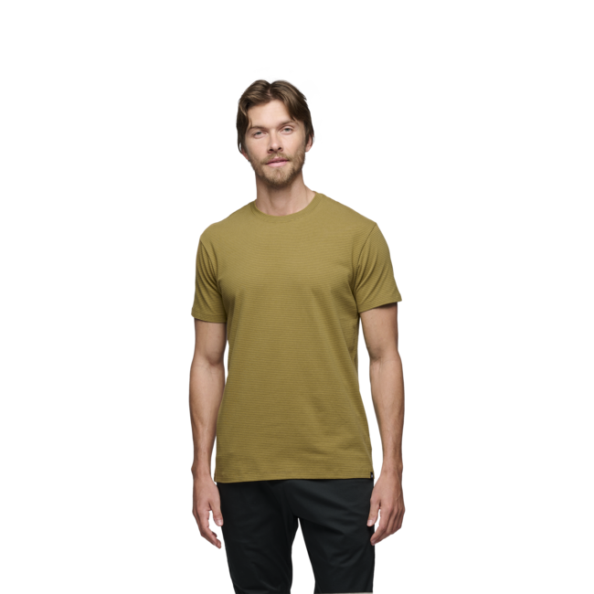 Black Diamond Bd Stripe herren kurzarm-T-shirt, dunkel curry-amber