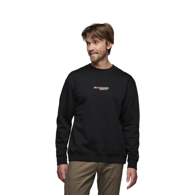 Black Diamond Heritage Wordmark sweatshirt, schwarz