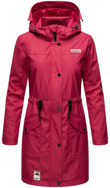 Navahoo Deike fuchsia damen Winter Regenjacke mit Kapuze
