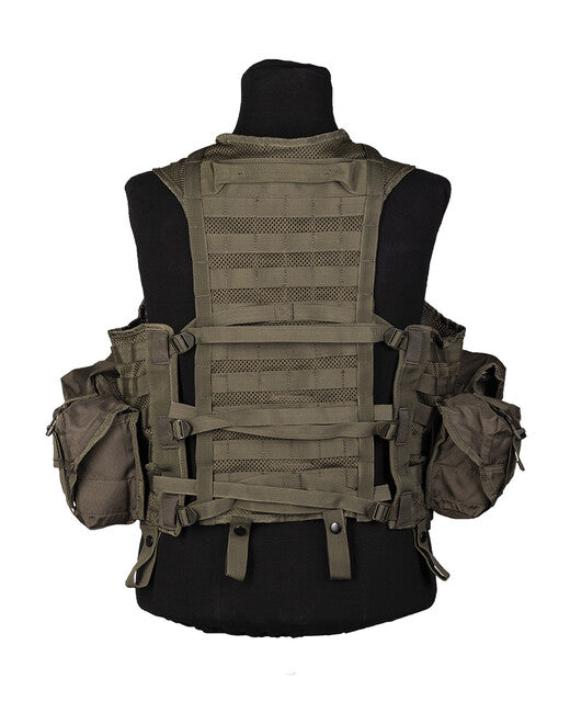 Mil-Tec weste tactical mod.syst.(8 ta.)oliv