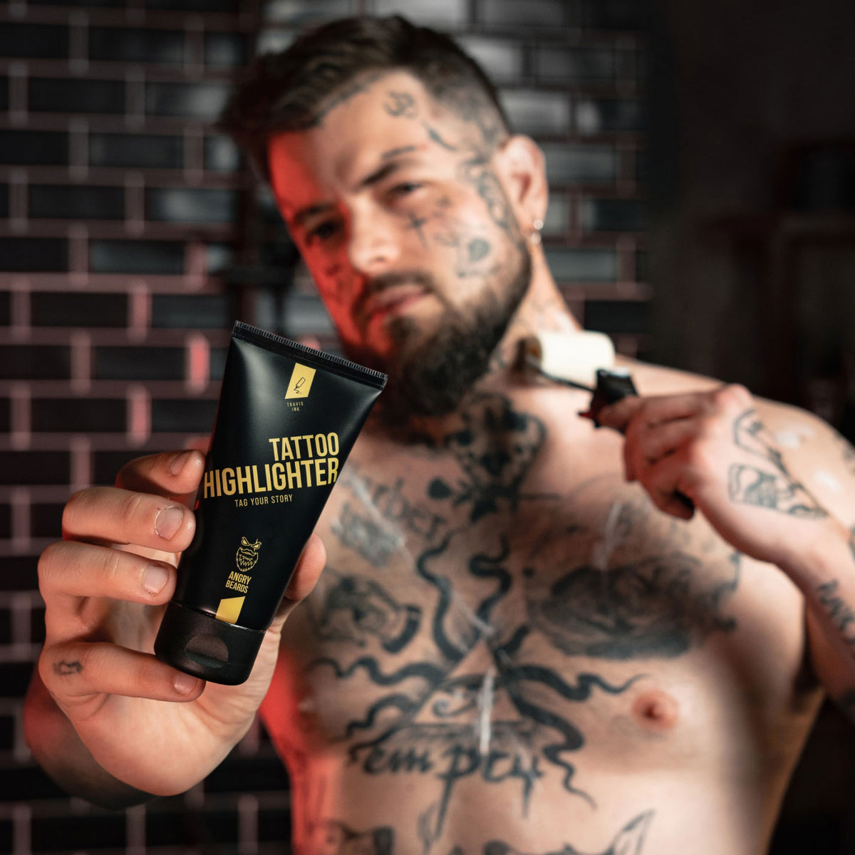 Angry Beards Travis Ink rozjasňovač keriek, 75ml