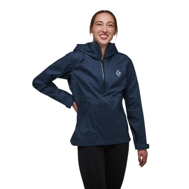 Black Diamond StormLine Stretch Anorak damen-Regenanorak, indigo