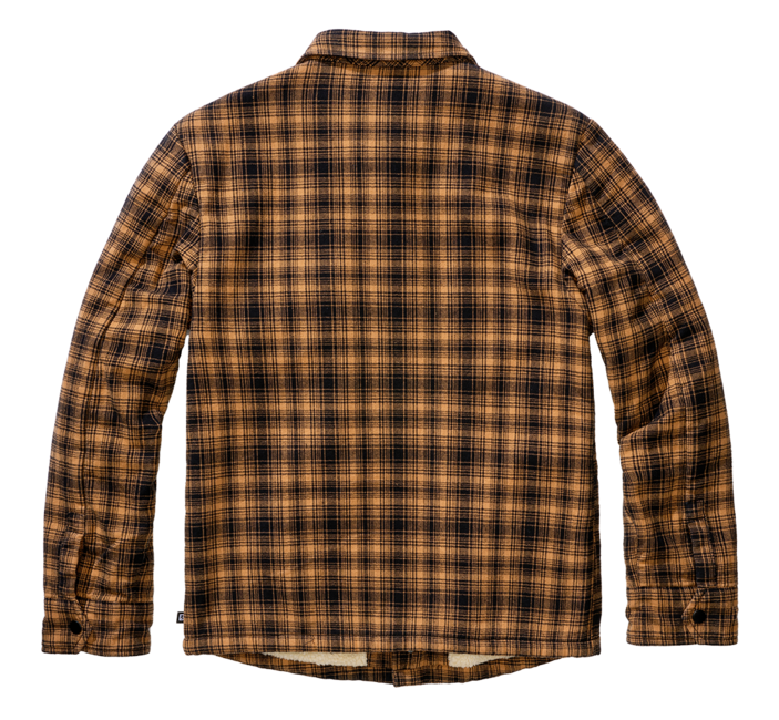 Brandit Classic Sherpa jacke, camel-schwarz