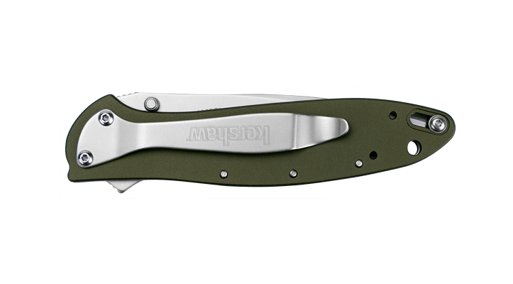 Kershaw Leek - Olive taschenmesser 7,6 cm, olivgrün, aluminium