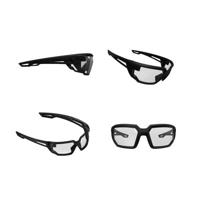 Mechanix Wear Type X Tactical Goggles schwarzer Rahmen, klare Scheibe