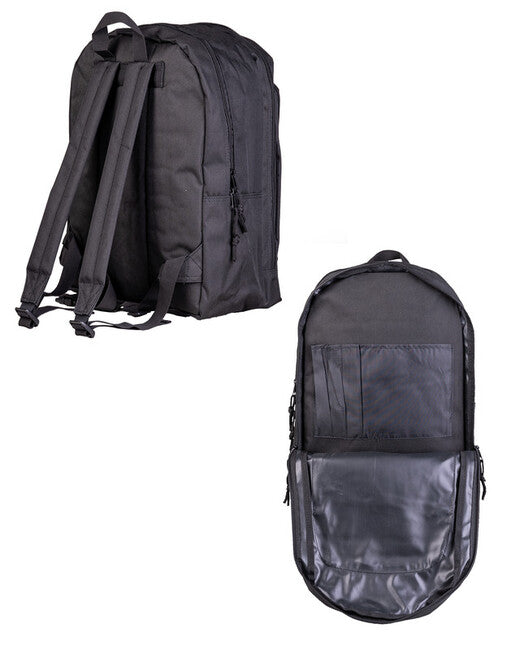 Mil-Tec DayPack Rucksack, schwarz, 25 l