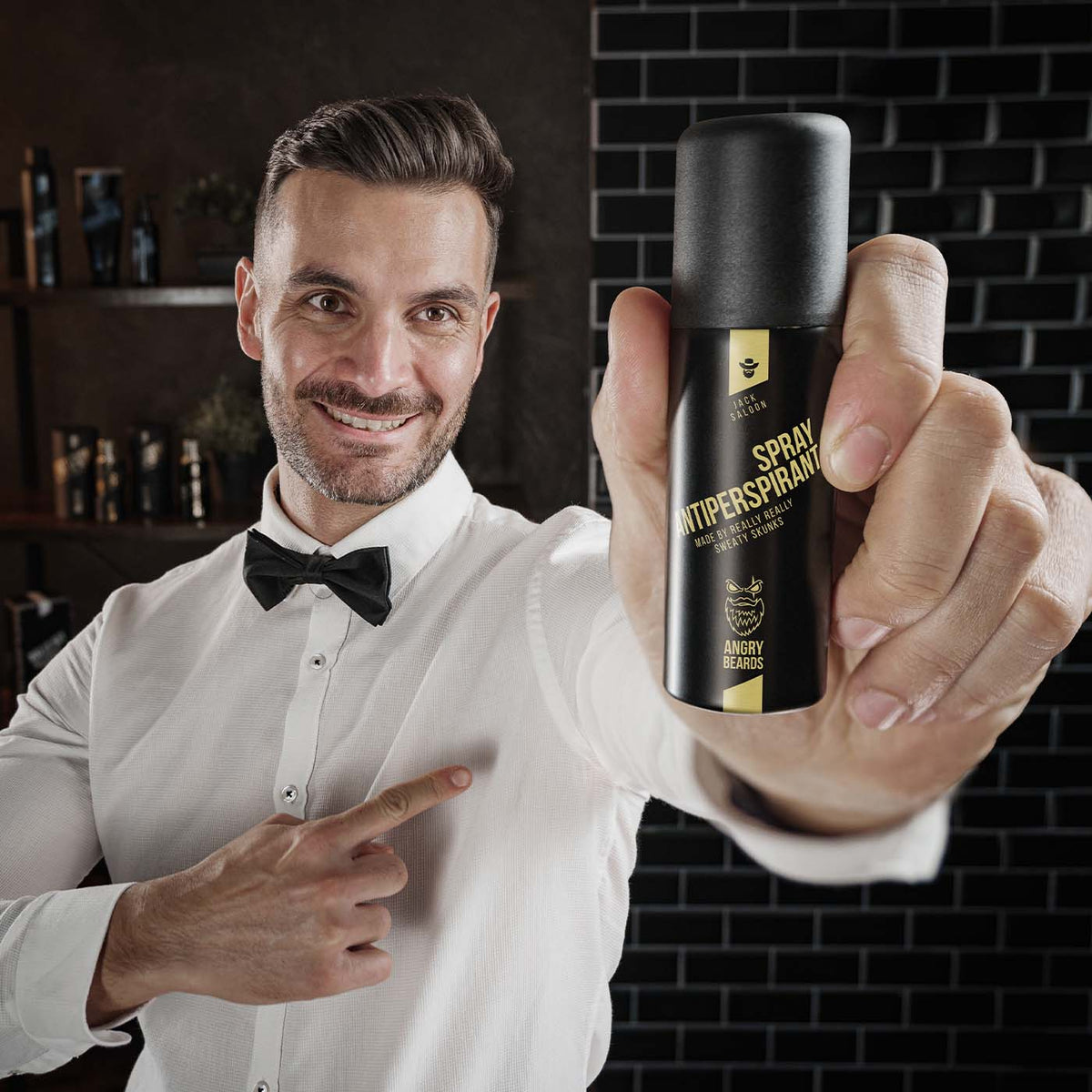 Angry Beards Jack Saloon antiperspirant sprej 50 ml