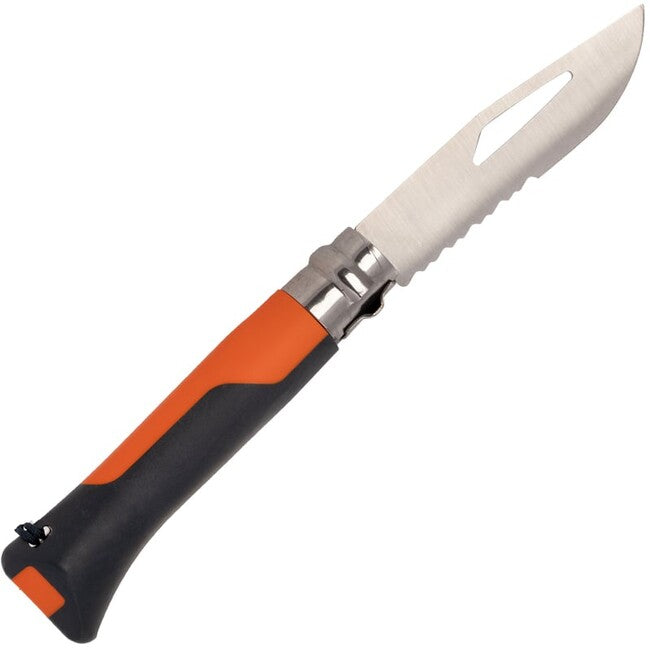 Opinel N°08 VRI Inox Klappmesser, orange
