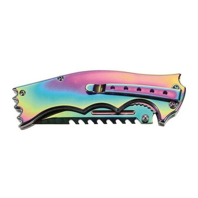 Herbertz taschenmesser 9,5 cm, schillernd, Titan, Perle