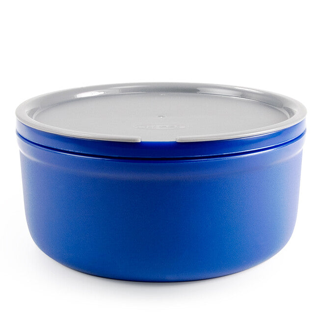 GSI Outdoors Neopren Isolierbecher und Unterteller Set 591 ml, blau