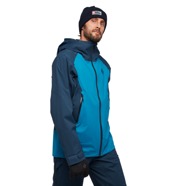 Black Diamond Recon Lt Stretch Shell herren skijacke, kingfisher-indigo