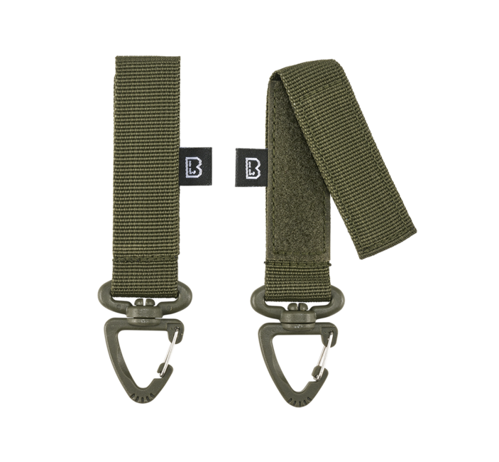 Brandit MOLLE-Karabiner 2er Pack, oliv