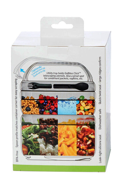 Humangear Stax Modular Lunchbox XL , weiß-blau