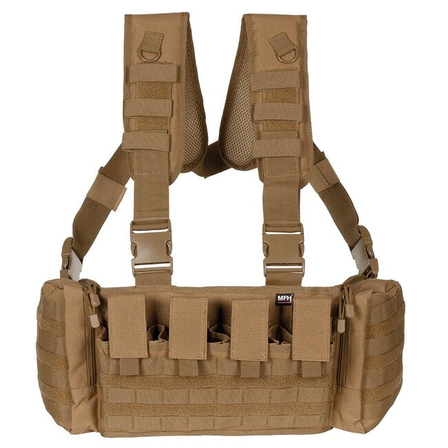 MFH Professional Taktische Weste Chest Rig Mission, coyote tan