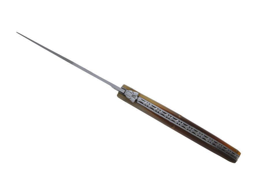 Laguiole DUB095 Caractere vreckovy Messer, cepel 10,5 cm, ocel 420, rukovät rohovina.