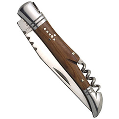 Baladeo Tradition taschenmesser mit korkenzieher, olivengriff