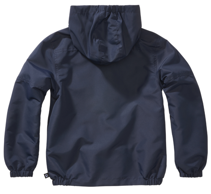 Brandit Kids Sommer Frontzip Windbreaker Jacke, navy blau