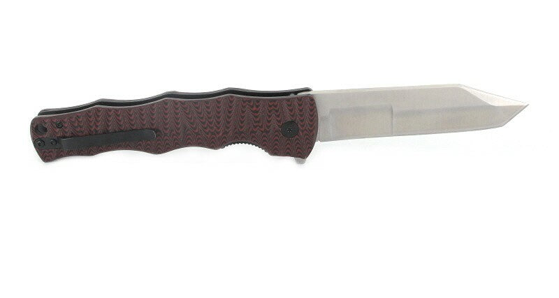 Herbertz TOP-Collection taschenmesser 9,9 cm, rot-schwarz, G10, Nylonscheide