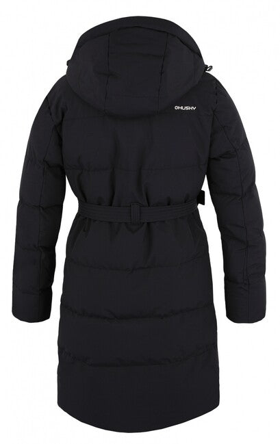 HUSKY Nerine hardshell stuffed coat, schwarz