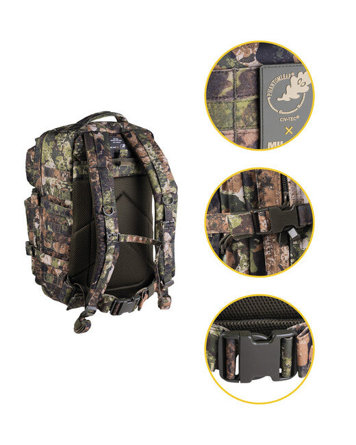 Mil-Tec WASP I Z3A US Assault großer Rucksack 36L