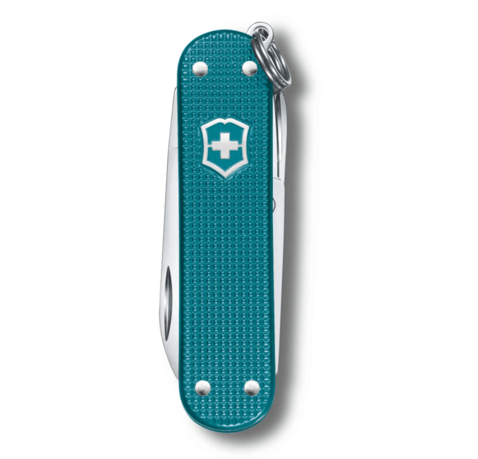 Victorinox Classic Colors Alox Wild Jungle multifunkčný nôž 58 mm, tyrkysová, 5 funkcií