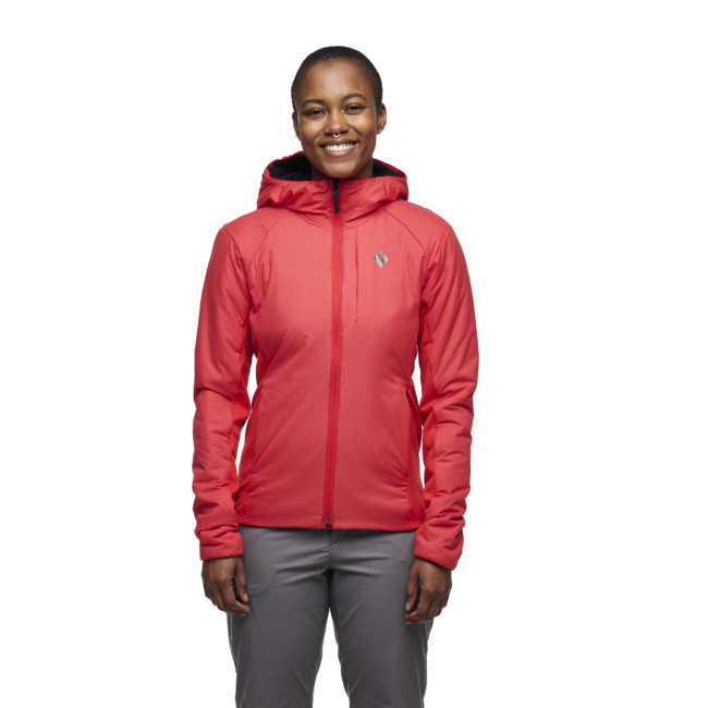 Black Diamond First Light Hybrid damen-Hybrid-Sweatshirt, korallenrot