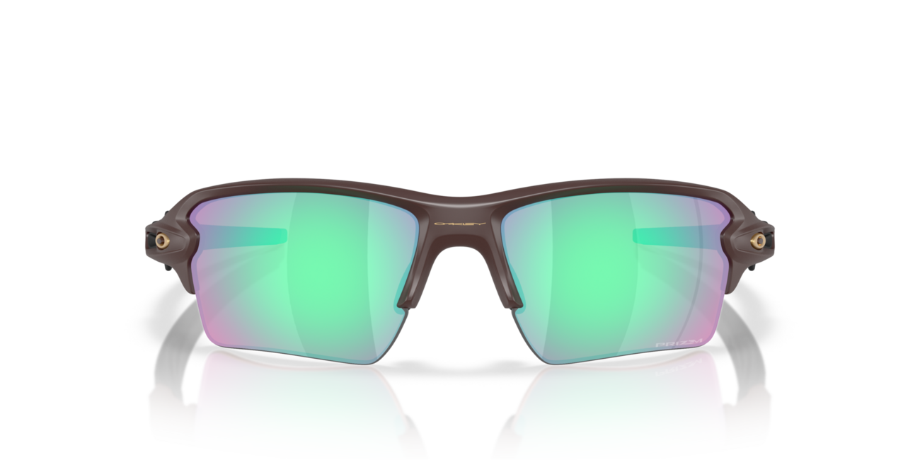 Oakley FLAK 2.0 XL Sonnenbrille mit Rahmen Matte Grenache und mit Dias Prizm Golf 59, Metal
