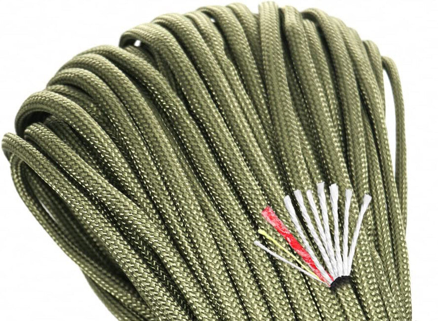 Origin Outdoors 4in1 Paracord 30 m oliv Feuerzeug