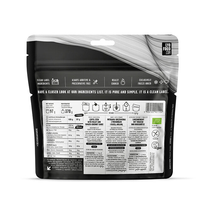LYOfood Linsen DAL 370g