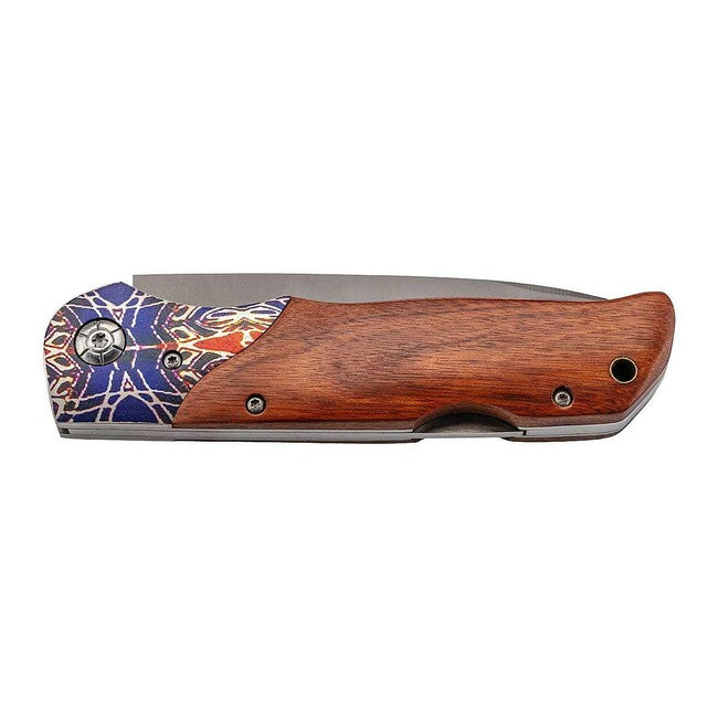 Herbertz taschenmesser 9,8 cm, Cocobolo, Farbdruck