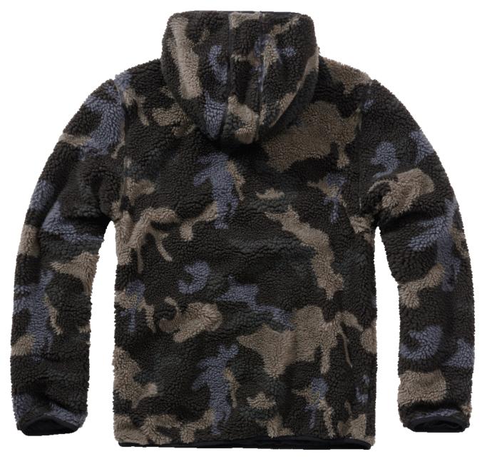 Brandit Teddyfleece Worker fleecepullover, darkcamo