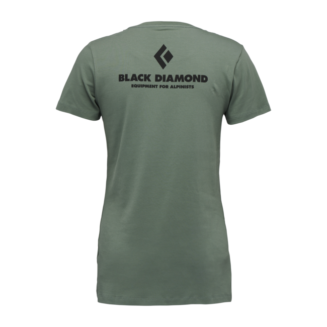 Black Diamond Ausrüstung für Alpinisten damen-Kurzarm-T-shirt, lorbeergrün