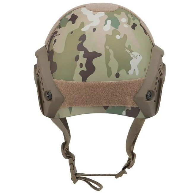 DRAGOWA Tactical Fast MH taktischer Helm mit Brille Charger, Coyote (ohne Zertifizierung)