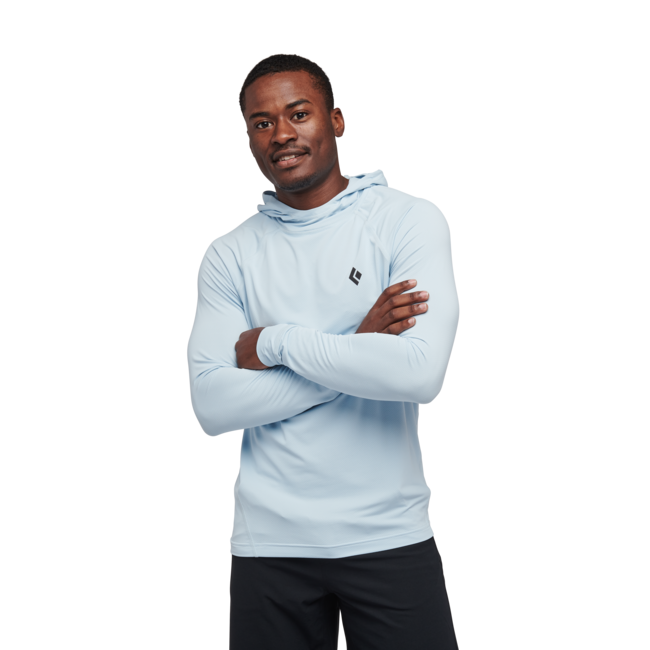 Black Diamond Alpenglow herren sweatshirt, belay blau
