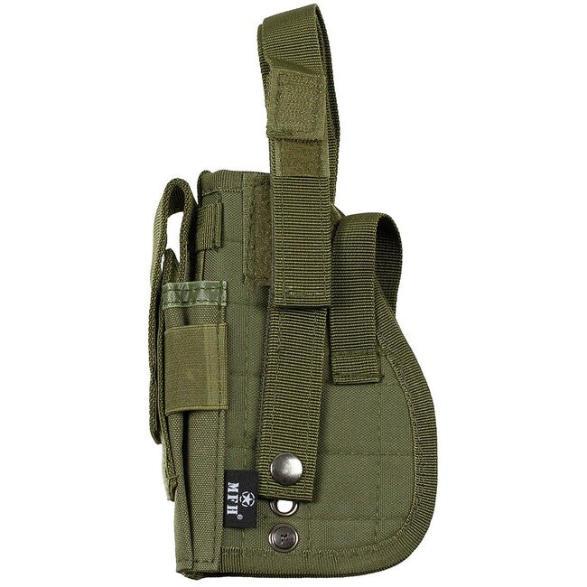 MFH Oberschenkel rechtsseitiges MOLLE-Gewehrholster, OD grün