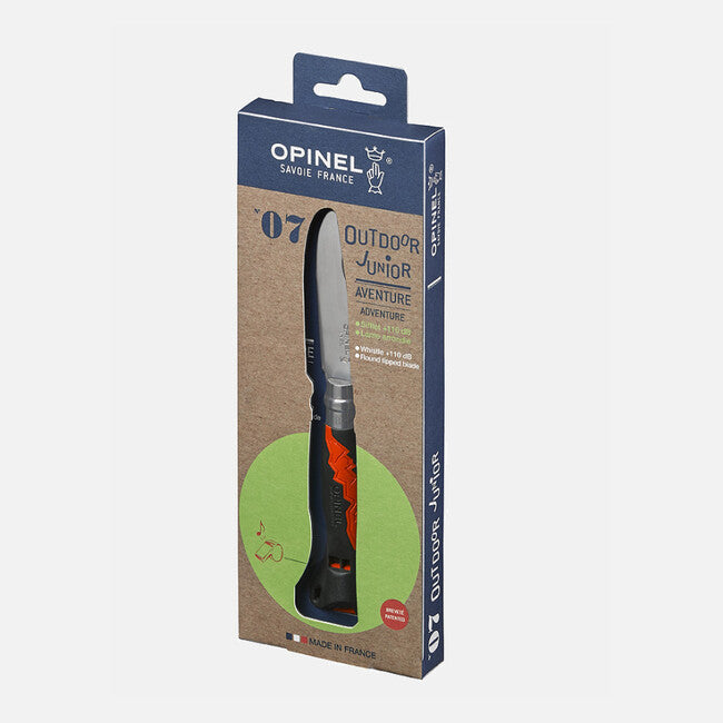 Opinel Klappmesser VRI N ° 07 Outdoor Junior schwarz/orange