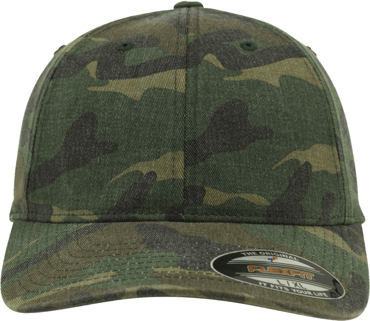 Brandit Flexfit Garment Camo kappe mit gewaschenem effekt, woodland